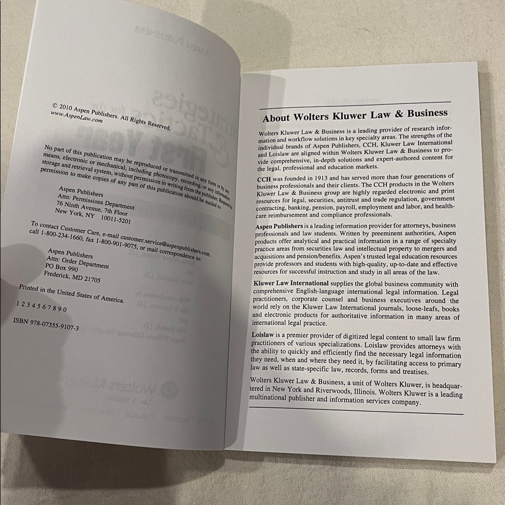 Strategies & Tactics for the First Year Law Student Book - Picture 11 of 16